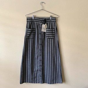 ace & jig bo skirt in concrete / sz- m / $246